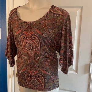 EUC Sara Campbell Top w/ blouse loose fitted arms